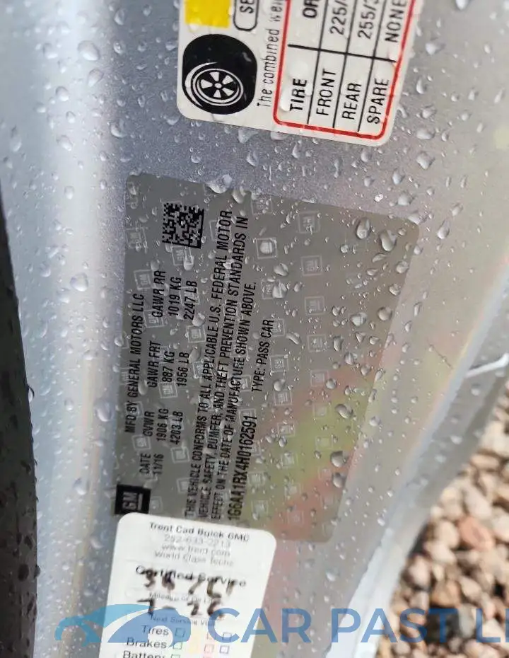 1G6AA1RX4H0162591# 12