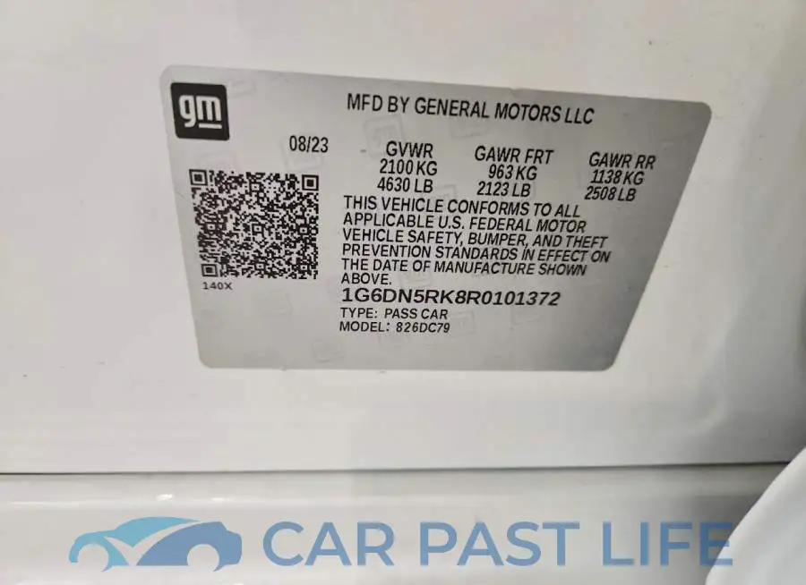 1G6DN5RK8R0101372# 12