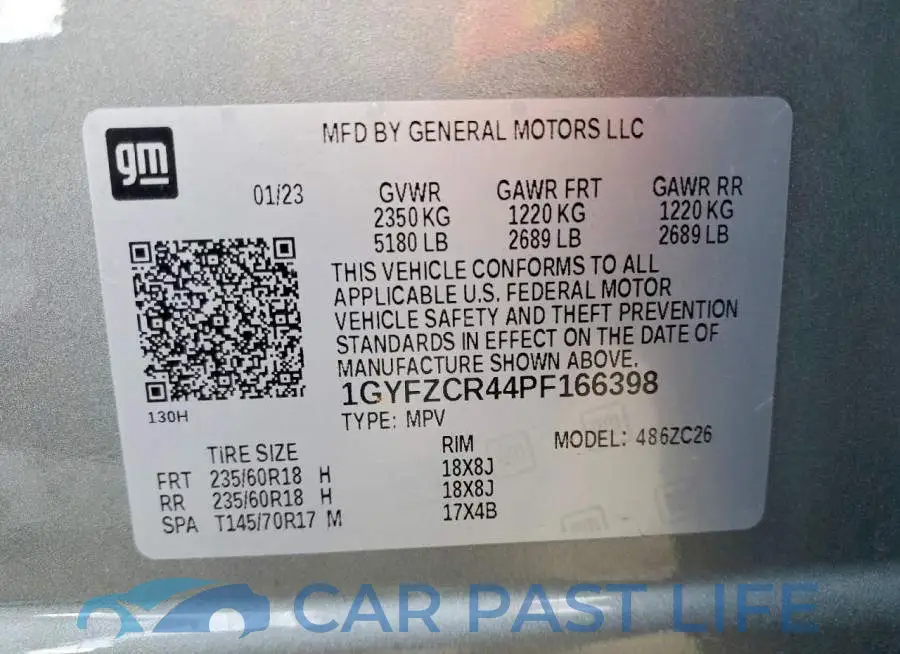 1GYFZCR44PF166398# 14