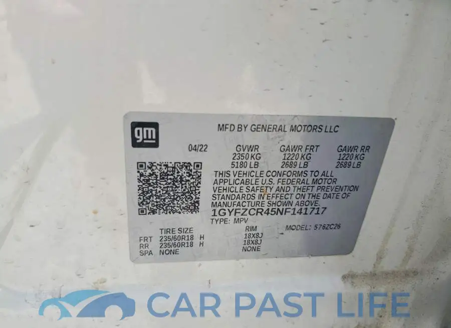 1GYFZCR45NF141717# 13