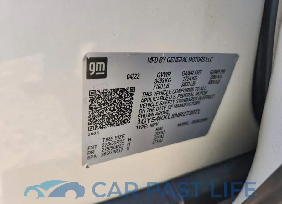 1GYS4KKL8NR273071# 13