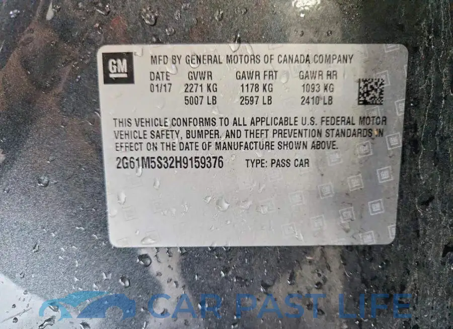 2G61M5S32H9159376# 13