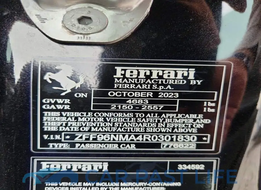 ZFF96NMA4R0301830# 12