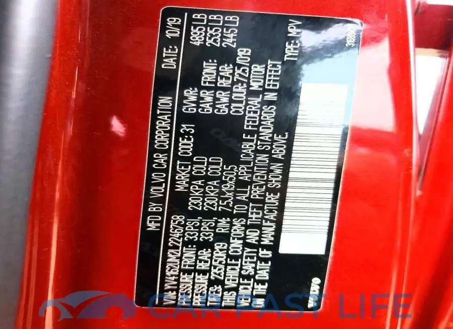 YV4162UM2L2246758# 13