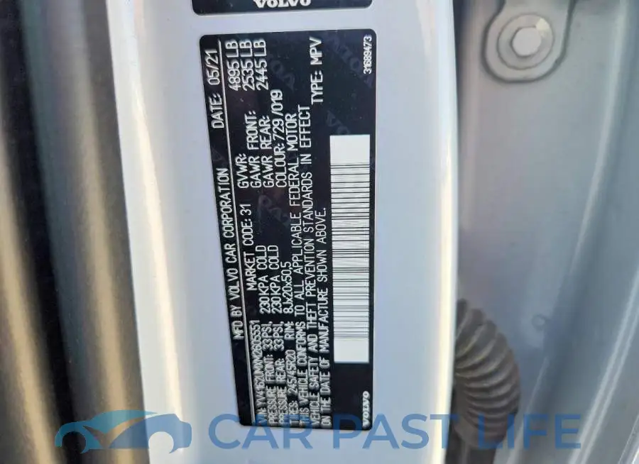 YV4162UMXM2605551# 12