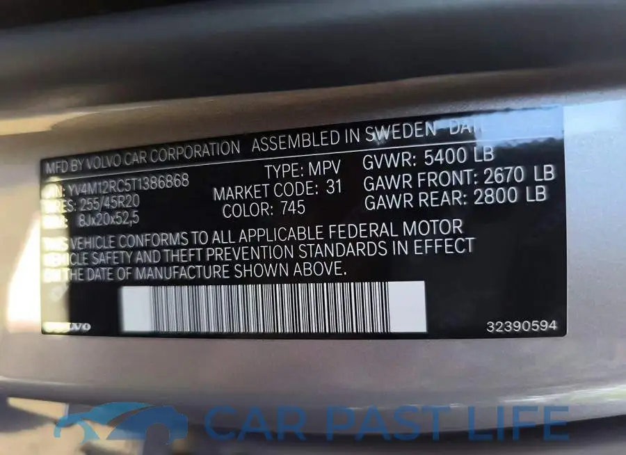 YV4M12RC5T1386868# 15