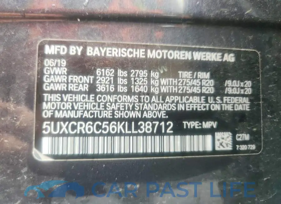 5UXCR6C56KLL38712# 13