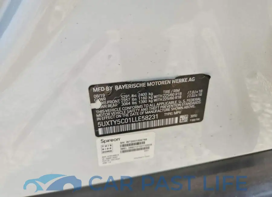 5UXTY5C01LLE58231# 13