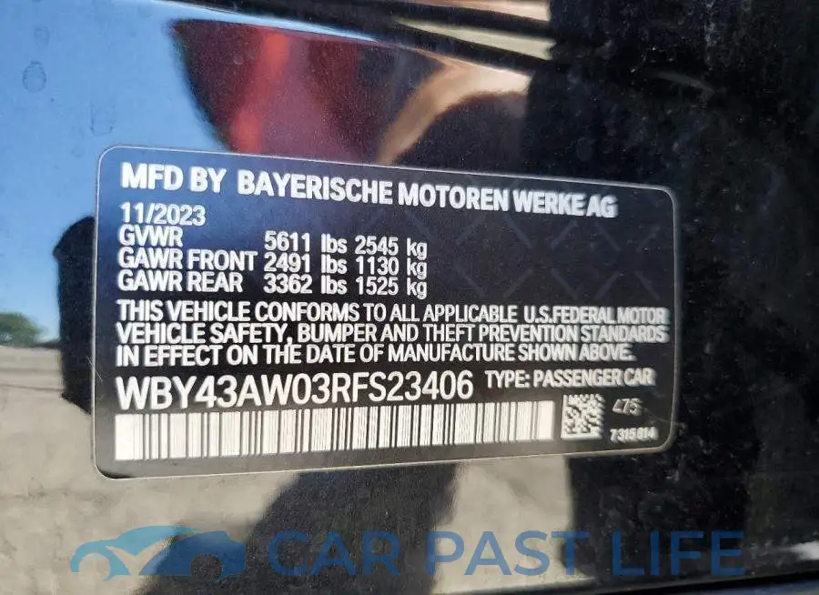 WBY43AW03RFS23406# 13