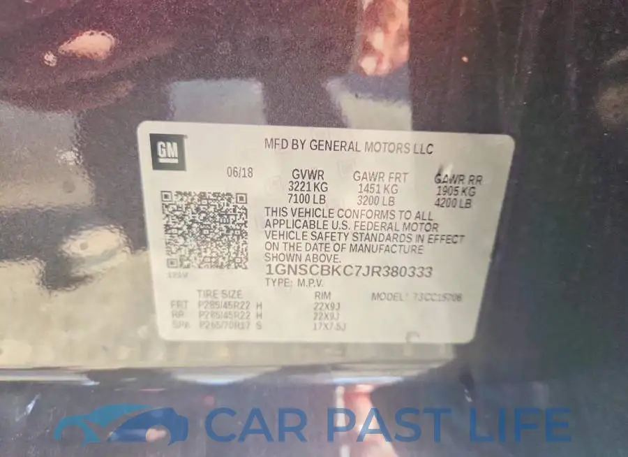 1GNSCBKC7JR380333# 13