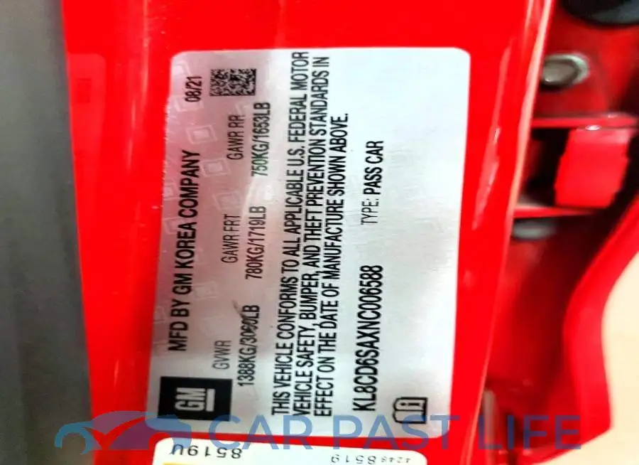 KL8CD6SAXNC006588# 13