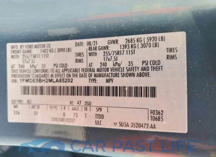 1FMDE5BH2MLA85202# 13