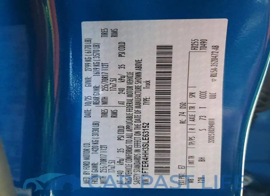 1FTER4HH3SLE63152# 12