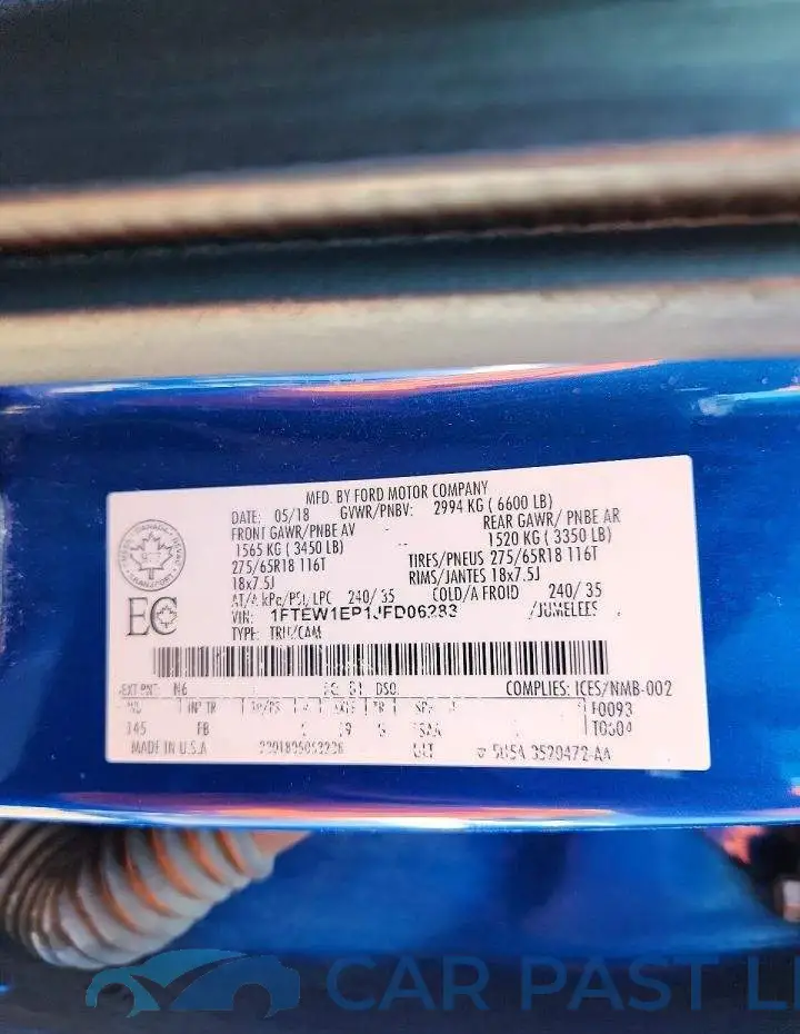1FTEW1EP1JFD06283# 12