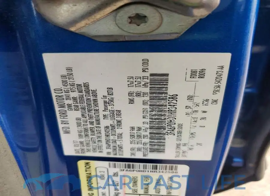 3FA6P0HD1HR342586# 12
