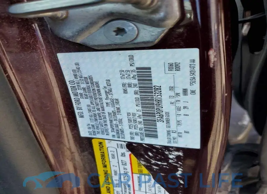 3FA6P0PU9HR153282# 13