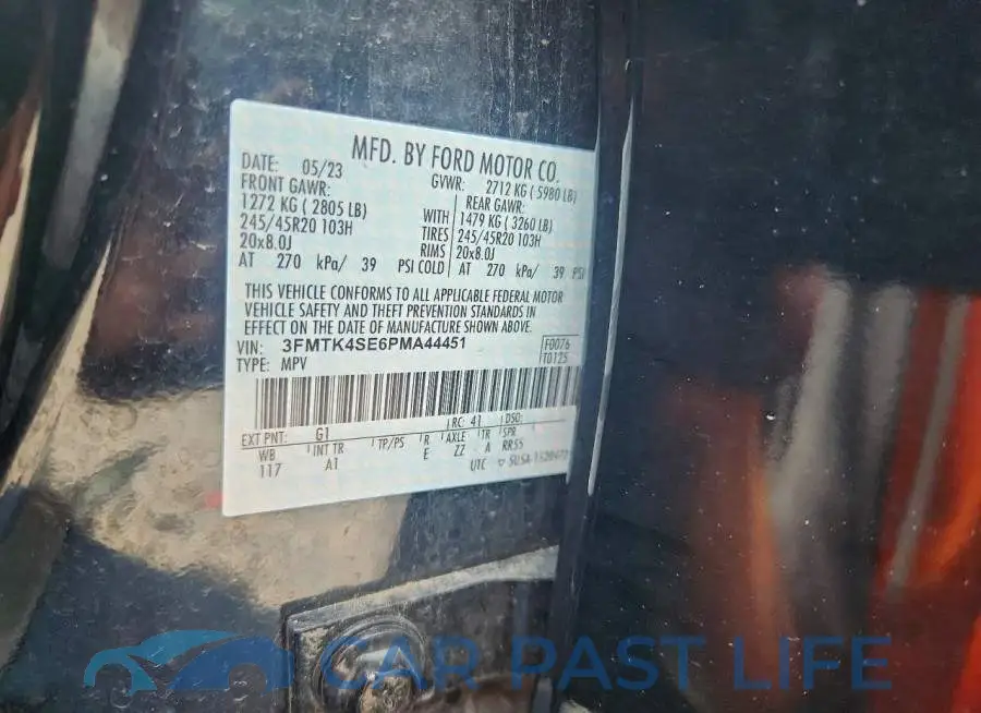 3FMTK4SE6PMA44451# 12