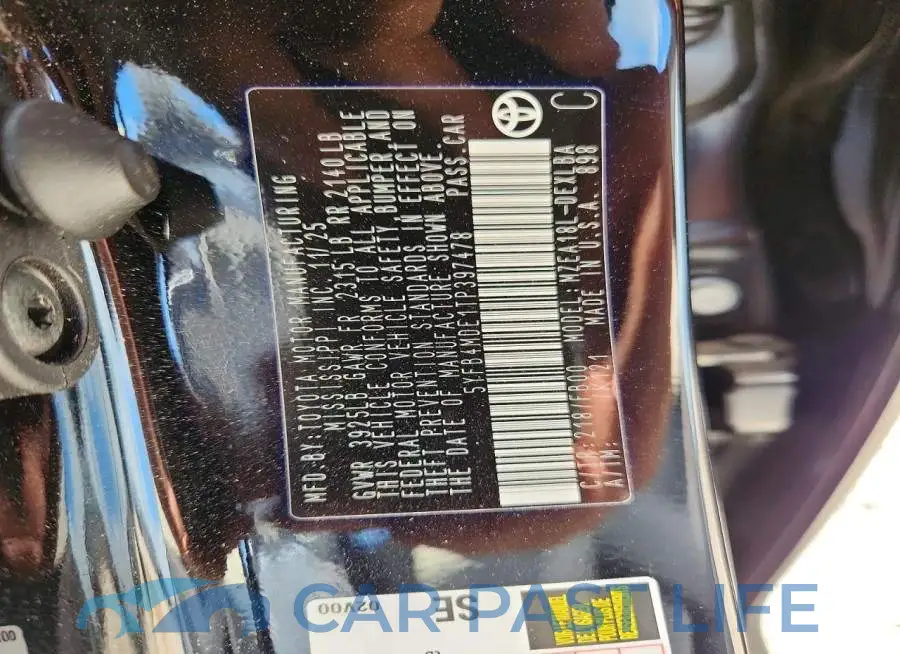 5YFB4MDE1TP397478# 12
