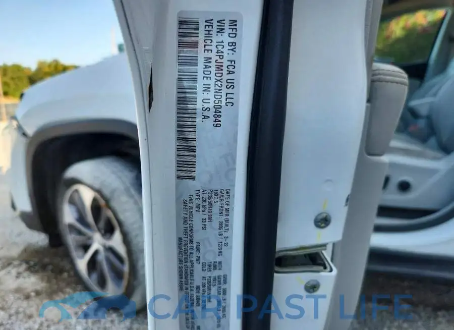 1C4PJMDX2ND504849# 12