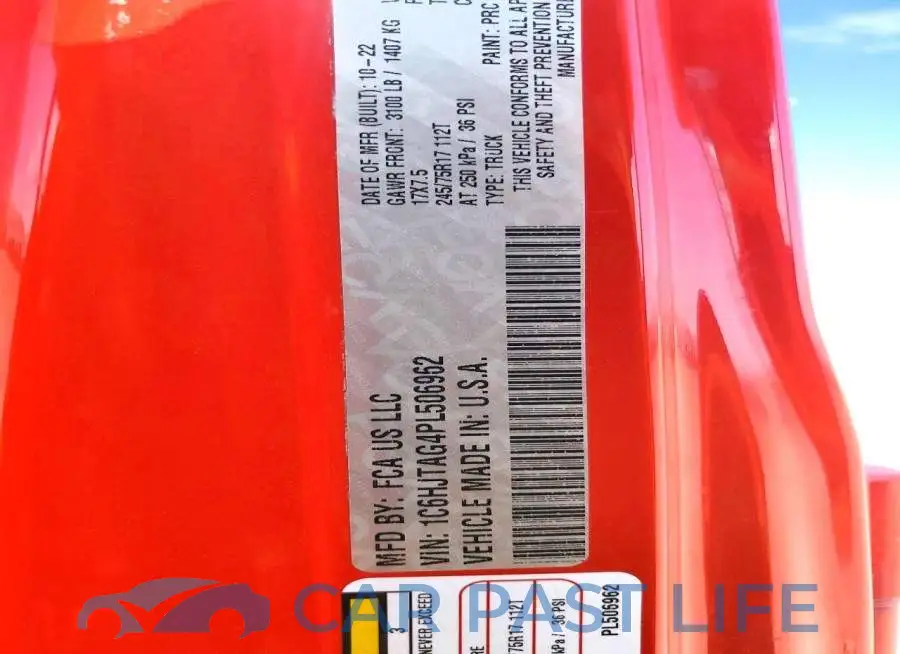 1C6HJTAG4PL506962# 13