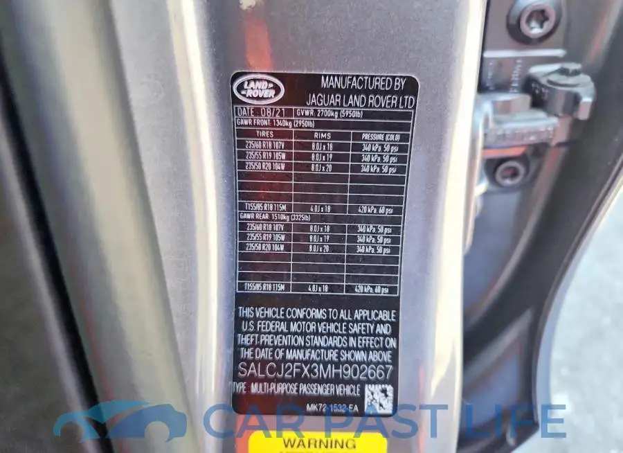 SALCJ2FX3MH902667# 12