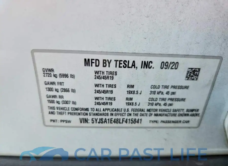 5YJSA1E48LF415841# 13