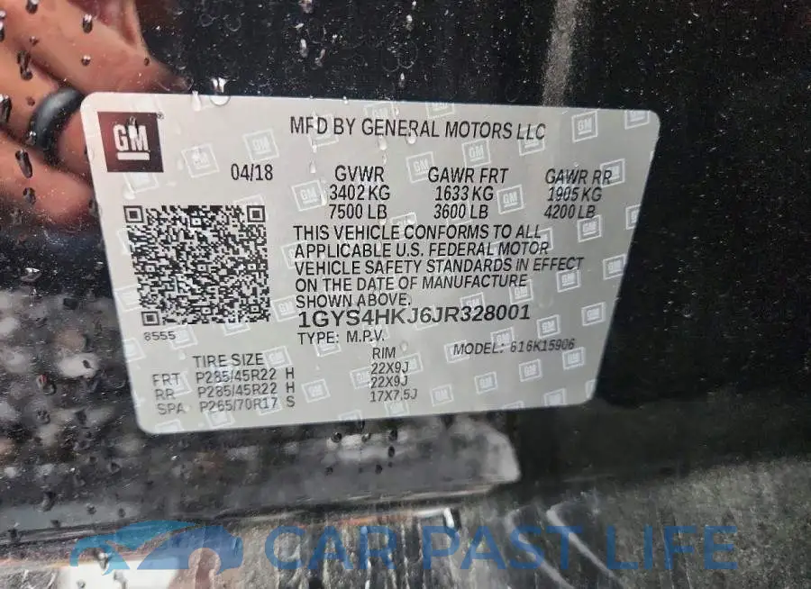 1GYS4HKJ6JR328001# 14