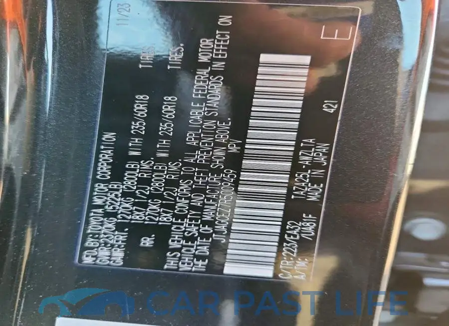 JTJAGCEZ7R5009459# 13