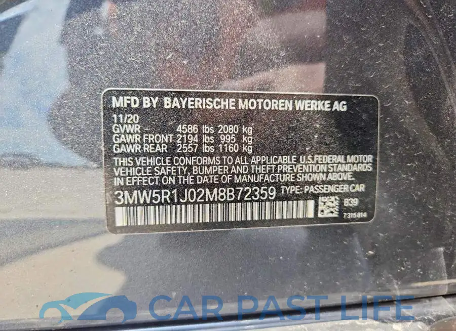 3MW5R1J02M8B72359# 12
