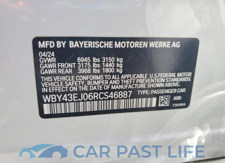 WBY43EJ06RCS46887# 12