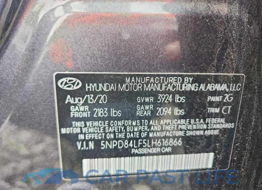 5NPD84LF5LH616866# 13
