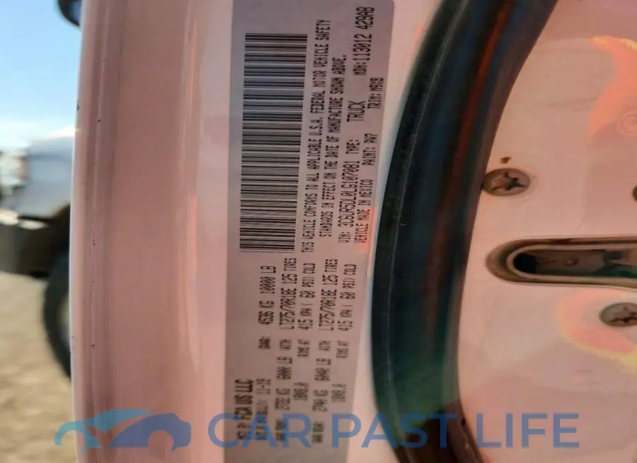 3C6UR5DL0LG107081# 12