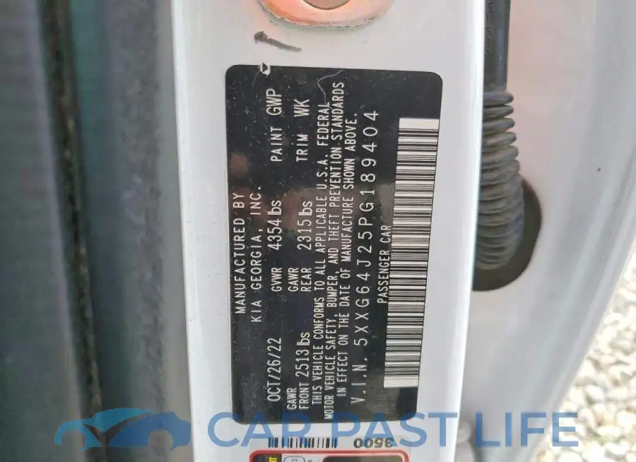 5XXG64J25PG189404# 12