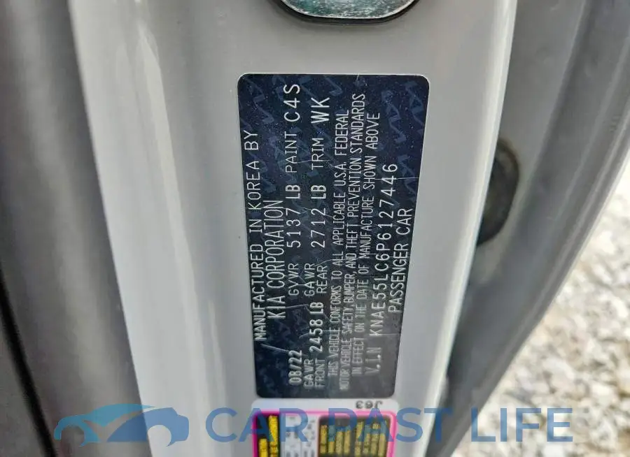 KNAE55LC6P6127446# 13