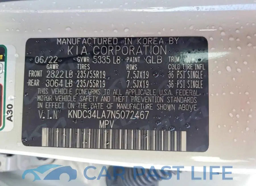 KNDC34LA7N5072467# 12