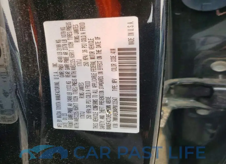 7MMVABCM4PN133547# 13