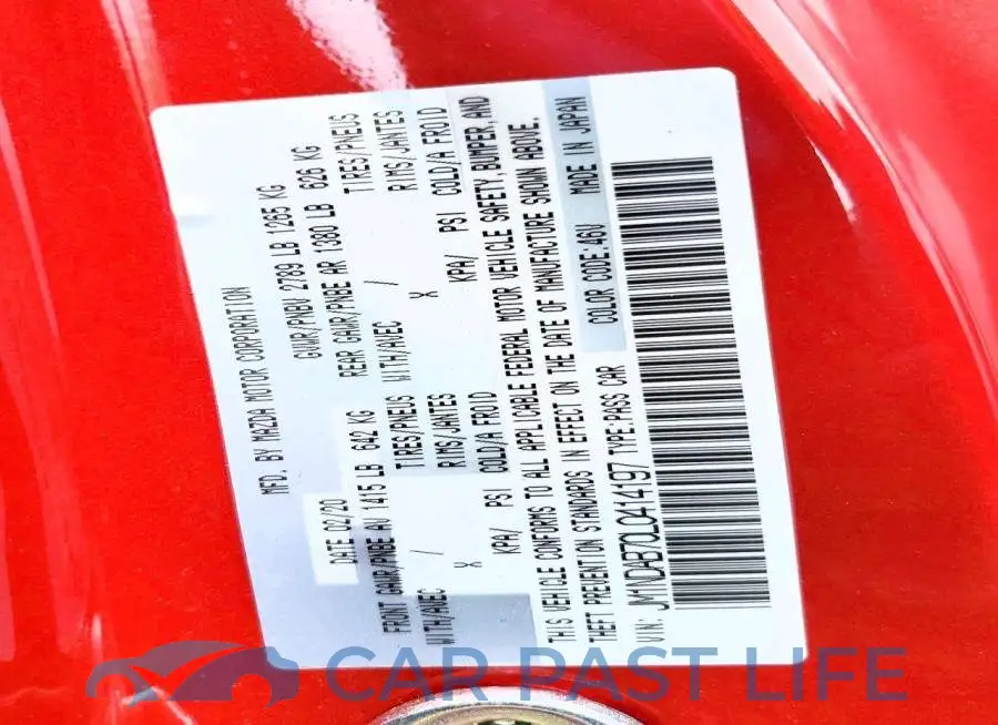 JM1NDAB70L0414197# 12