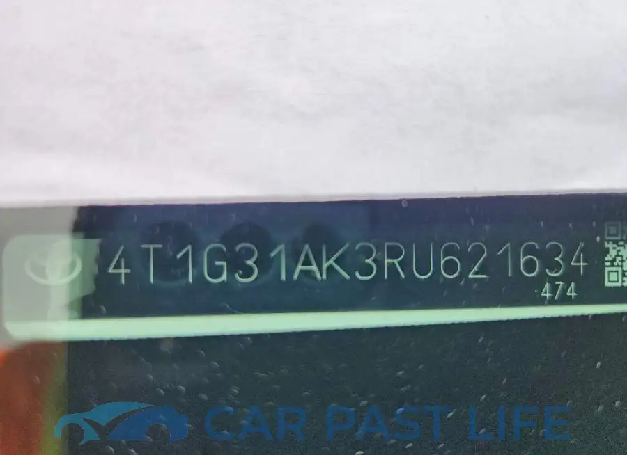 4T1G31AK3RU621634# 12