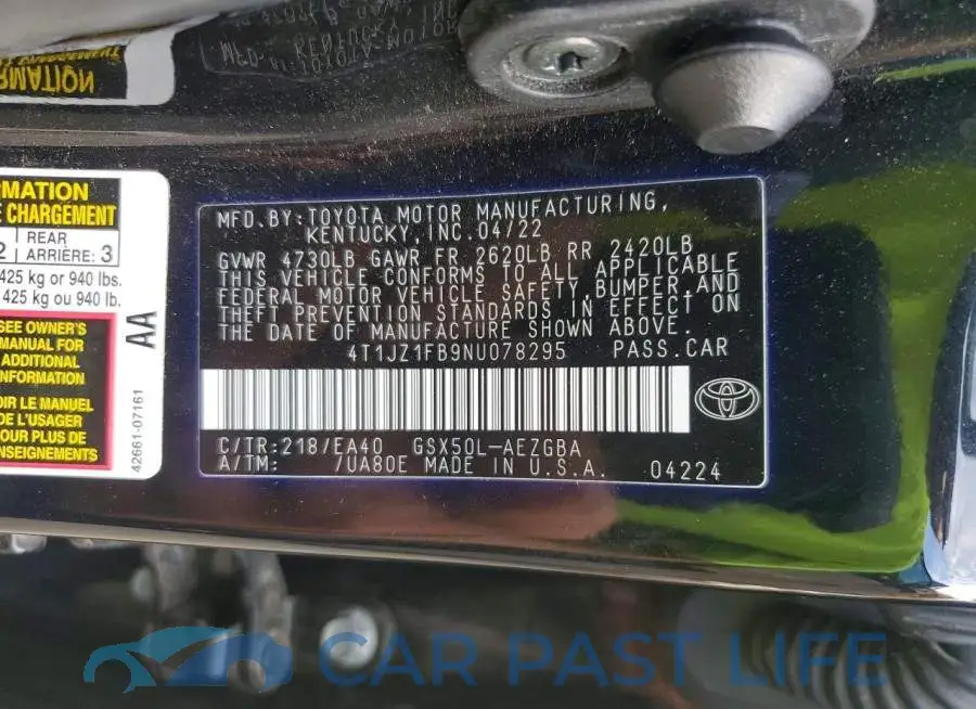4T1JZ1FB9NU078295# 13
