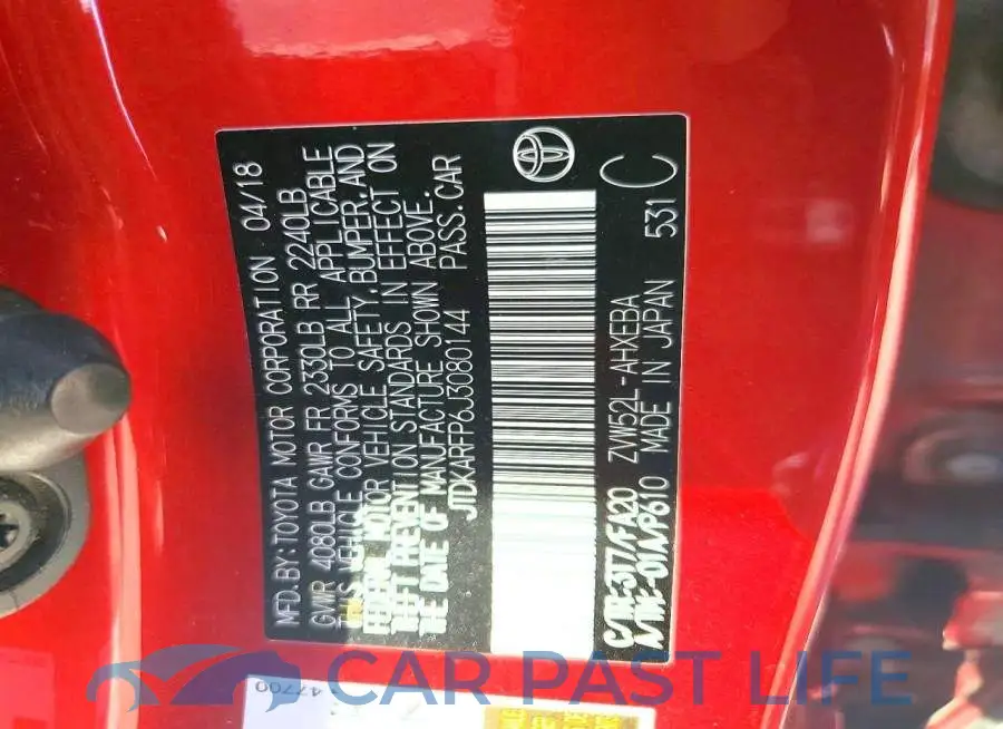 JTDKARFP6J3080144# 13