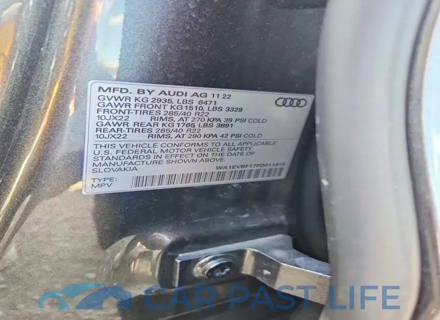 WA1EVBF17PD011318# 13