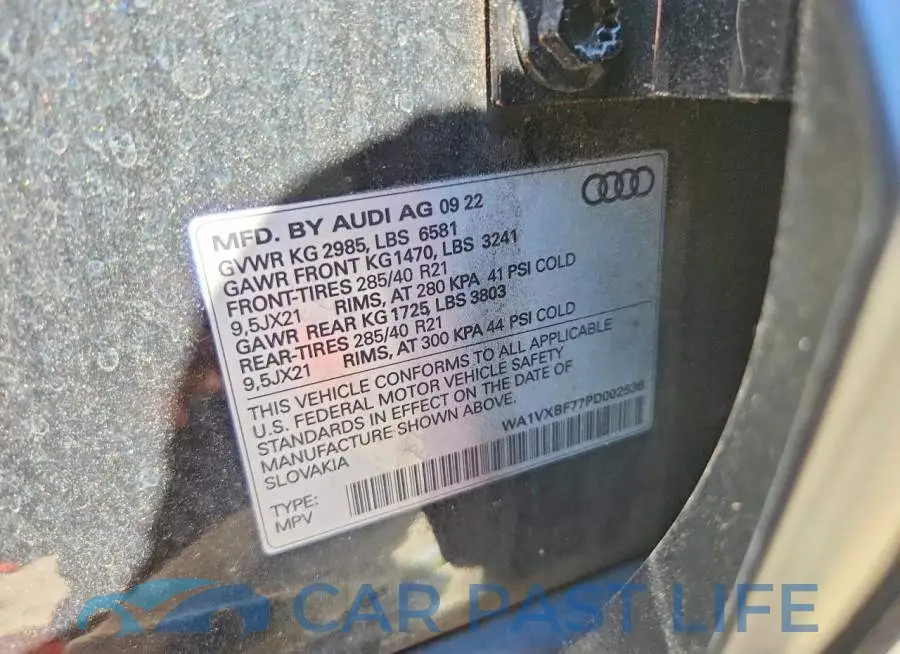 WA1VXBF77PD002536# 13