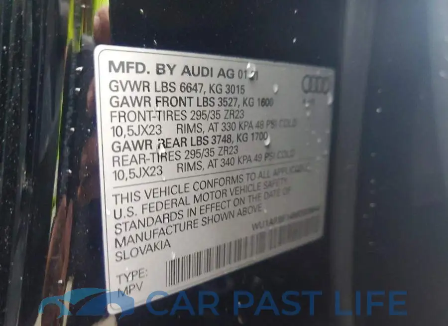 WU1ARBF14MD026544# 13