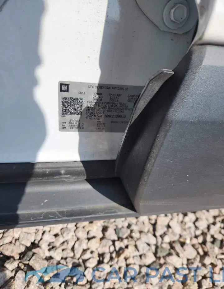 1GKKNMLS2KZ129519# 13