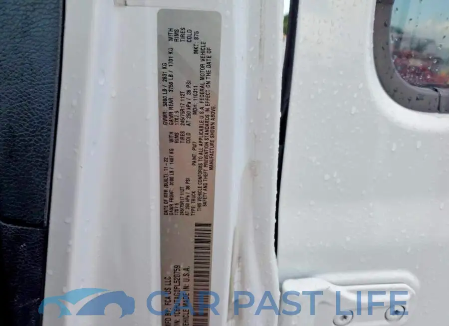 1C6HJTAG0PL520759# 12