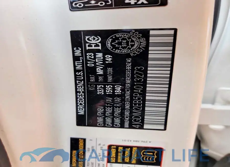 4JGDM2EB5PA013273# 13