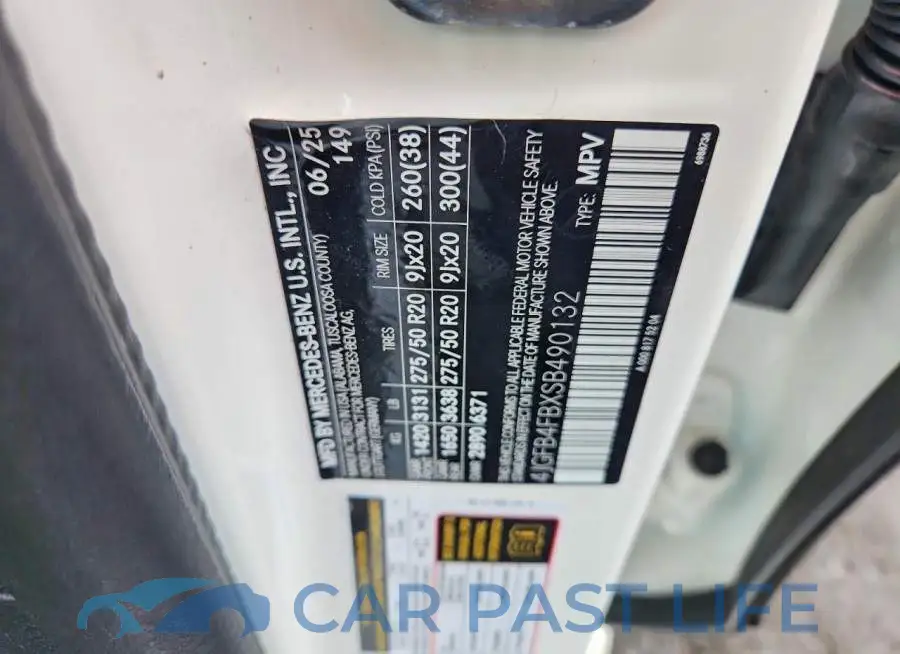 4JGFB4FBXSB490132# 13