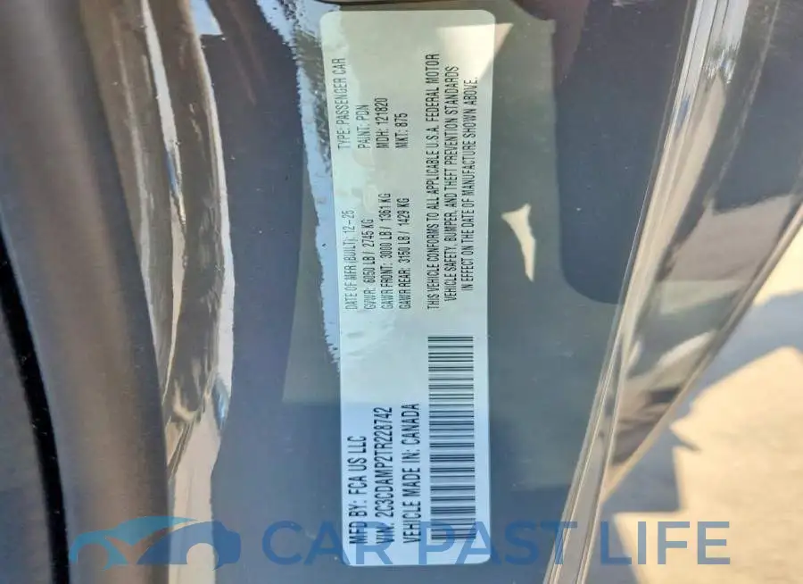2C3CDAMP2TR228742# 12