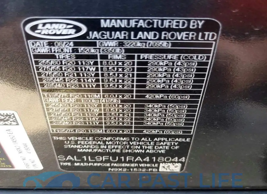 SAL1L9FU1RA418044# 14