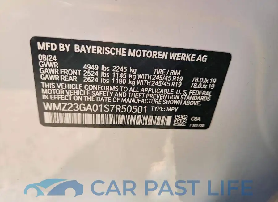 WMZ23GA01S7R50501# 12